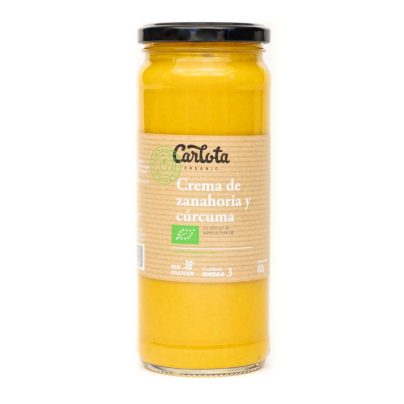 Crema zanahoria/cúrcuma Carlota 450 g BIO