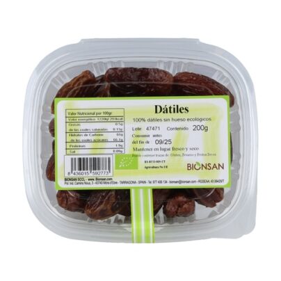 Dátiles Bionsan 200g BIO