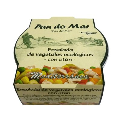 Ensalada vegetales con atún Pan do Mar 250g BIO