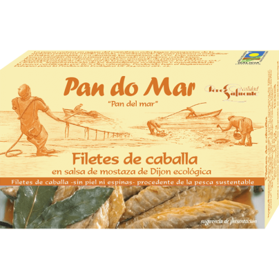 Caballa salsa Dijon Pan Do Mar 120g BIO