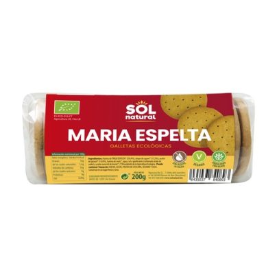 Galletas maria espelta Sol Natural 200g BIO
