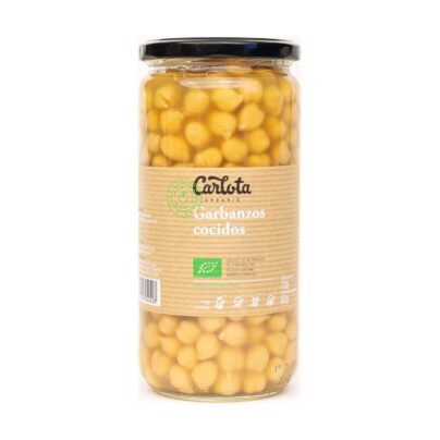 Garbanzos cocidos Carlota 720g BIO