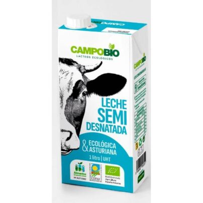 Leche semidesnatada Campobio 1L BIO