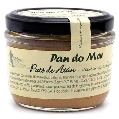 Paté atún/aceituna Pan Do Mar 125g BIO