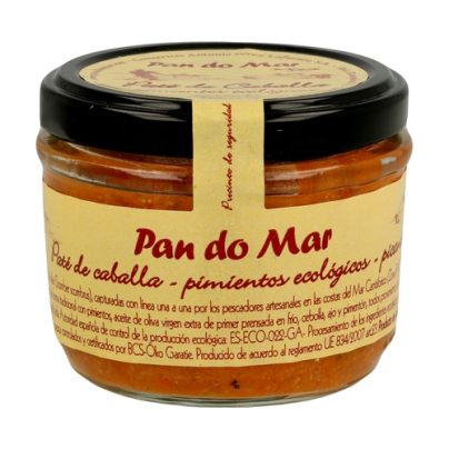Paté caballa con pimientos Pan do Mar 125g BIO