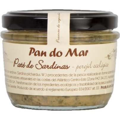Paté sardinas/perejil Pan Do Mar 125g BIO