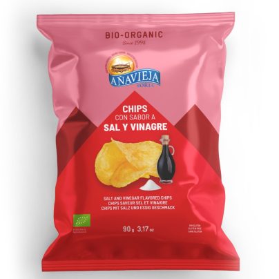 Patatas fritas sal y vinagre Añavieja 90g BIO