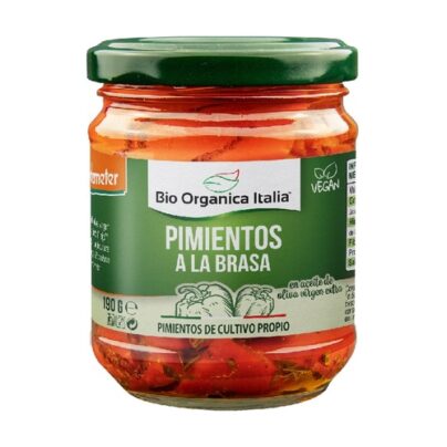 Pimientos a la brasa Bio Orgánica Italia 190g BIO