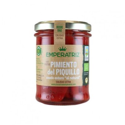 Pimiento piquillo asado entero Emperatriz 185g BIO