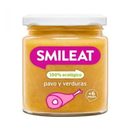 Potito pavo y verduras Smileat 230g BIO