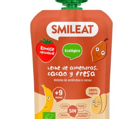 Pouch almendra,cacao,fresa  Smileat 100g BIO