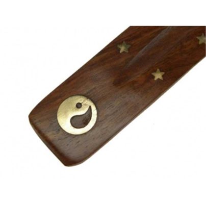 Soporte incienso madera Yin-Yang