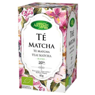 Té matcha Artemis 20 filtros BIO
