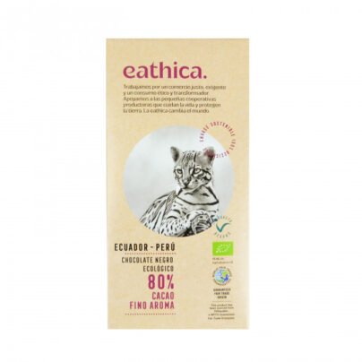 Chocolate negro 80% Ecuador Eathica 100g BIO