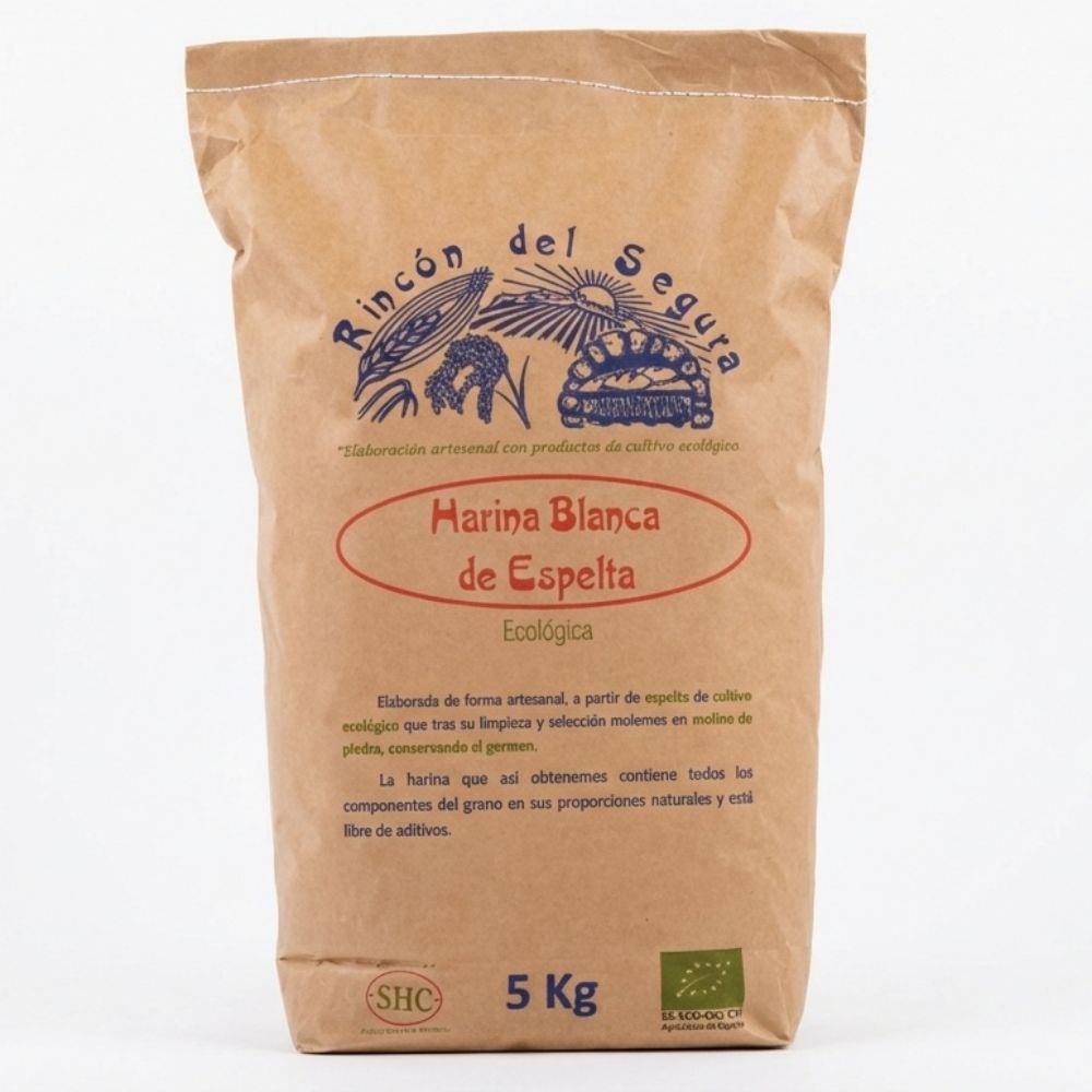 Harina de espelta blanca Rincón del Segura 5kg BIO