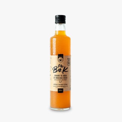 6x Vinagre de sidra sin filtrar BioK 500ml BIO