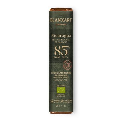 Chocolatina 85% Nicaragua Blanxart 28g BIO