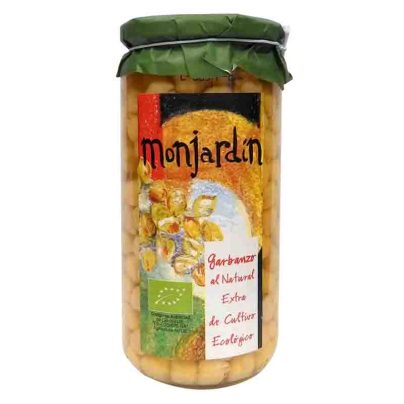 Garbanzos cocidos con verduras Monjardín 700g BIO