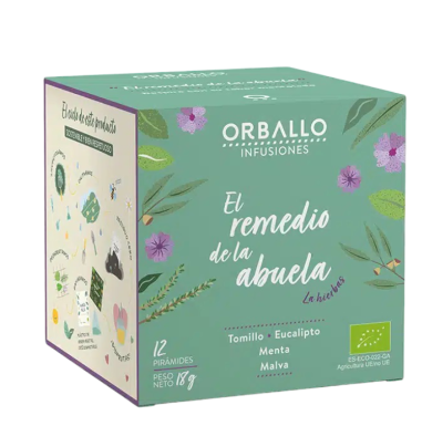 Infusión El remedio de la abuela Orballo 12 filtros BIO