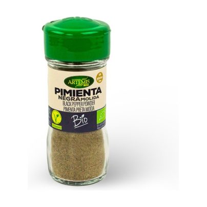 Pimienta negra molida Artemis 38g BIO