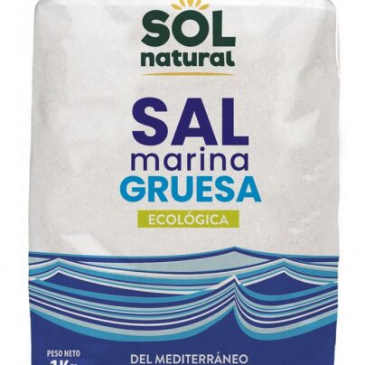Sal marina gruesa Sol Natural 1 kg BIO