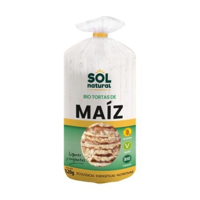 Tortitas de maíz Sol Natural 120g BIO