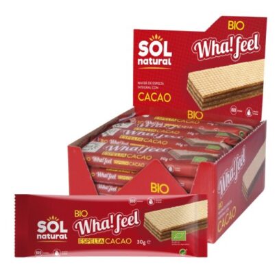 Wafer espelta/cacao Sol Natural 30g BIO
