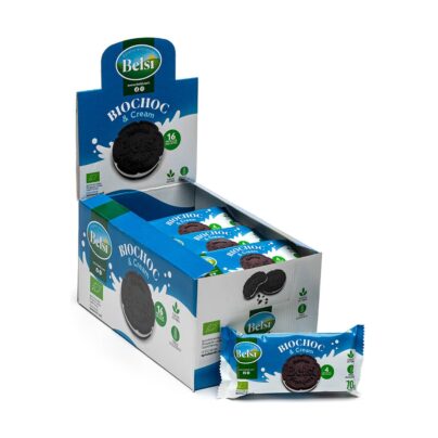 Galletas rellenas choco/crema Belsi 70g BIO