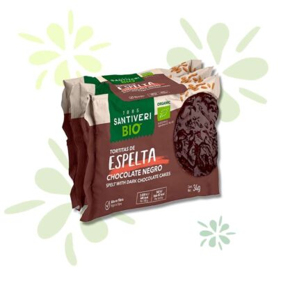 Tortitas de espelta/choco Santiveri 102g BIO