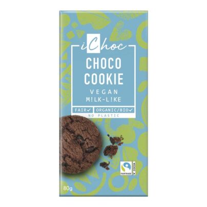 Chocolate galletas cacao Ichoc 80g BIO