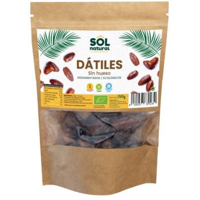 Dátiles sin hueso Sol Natural 150g BIO