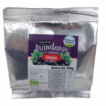 Polvo de arándanos Salsasón 100g BIO