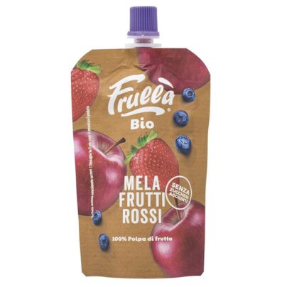 Puré manzana y frutos rojos Frulla 100g BIO
