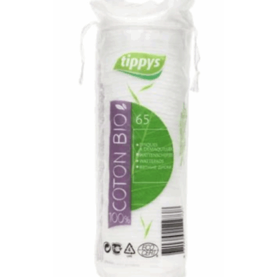 Discos desmaquillantes Tippys 65 ud ECO