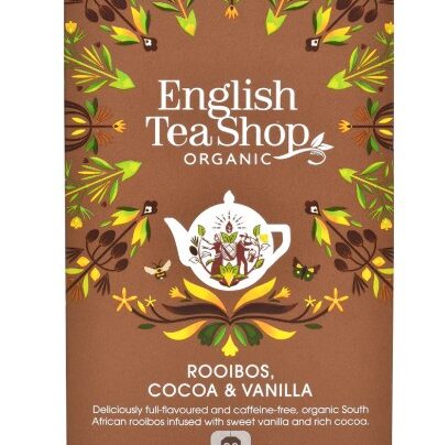 Té rooibos, cacao y vainilla English Tea Shop 20filtros BIO