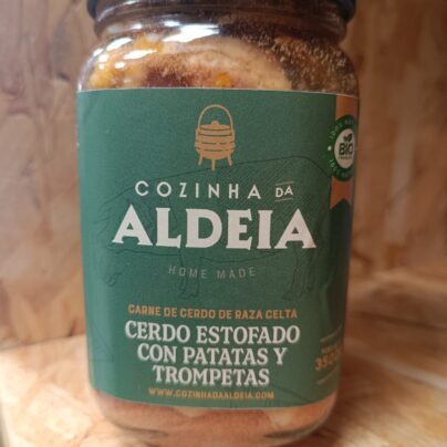 Estofado cerdo c/patatas y trompetas Cozinha da Aldeia 350g BIO