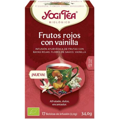 Frutos rojos/vainilla YogiTea 17 filtros BIO
