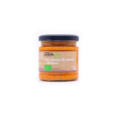 Paté tomate/albahaca Carlota 180g BIO
