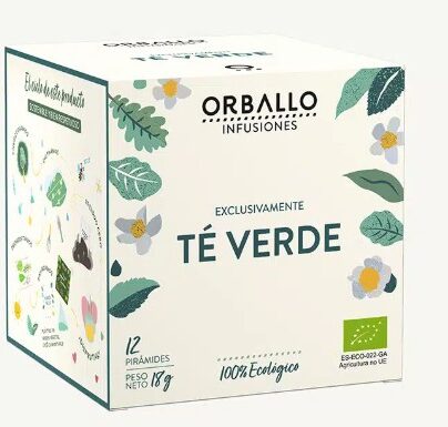 Té verde Orballo 12 pirámides BIO