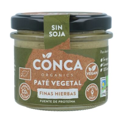 Paté vegetal finas hierbas Conca 110g BIO
