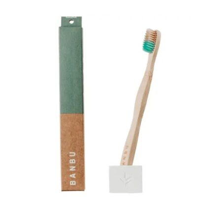 Cepillo dientes suave adulto Banbu verde