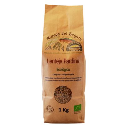 Lenteja pardina Rincón del Segura 1Kg BIO