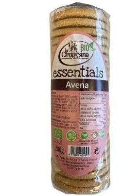 Galletas de avena sin gluten La Campesina 200g BIO