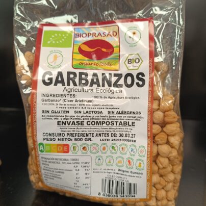 Garbanzos Bioprasad 500g BIO