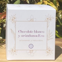 Galletas de chocolate blanco, arándanos sin gluten EcoGalletas 170g BIO - Imagen 2