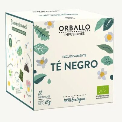 Té negro Orballo 12 pirámides BIO