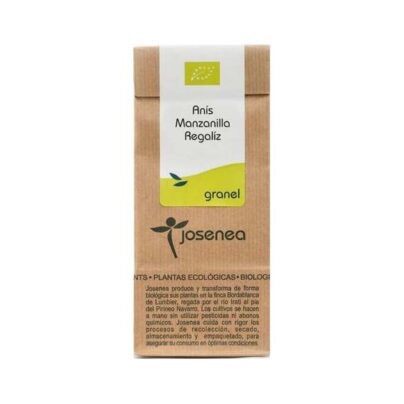 Anís, manzanilla, regaliz Josenea 10 pirámides BIO