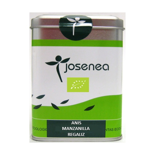 Anís, manzanilla, regaliz Josenea 20 pirámides BIO