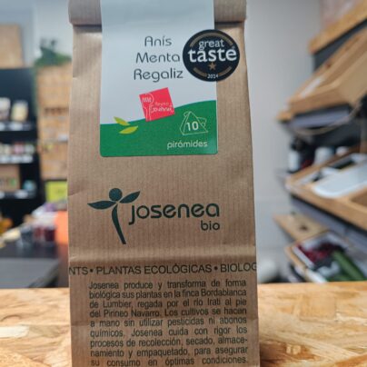 Anís,menta,regaliz Josenea 10 pirámides BIO