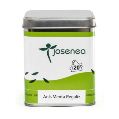 Anís, menta, regaliz Josenea 20 pirámides BIO